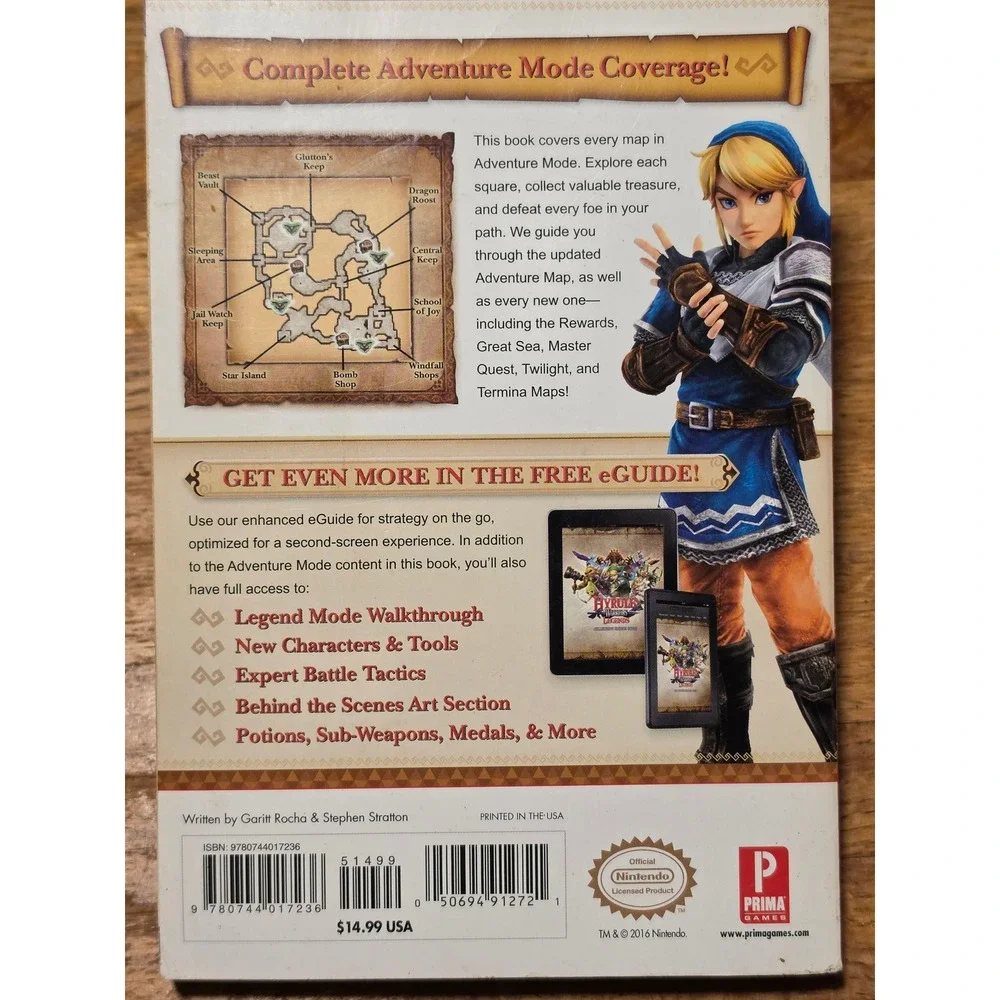 Prima Hyrule Warriors Legends Adventure Mode Guide Nintendo 3DS Strategy Book